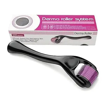 Premium Derma Roller 0.5mm 540 Micro Needles – Hair & Skin Care Tool