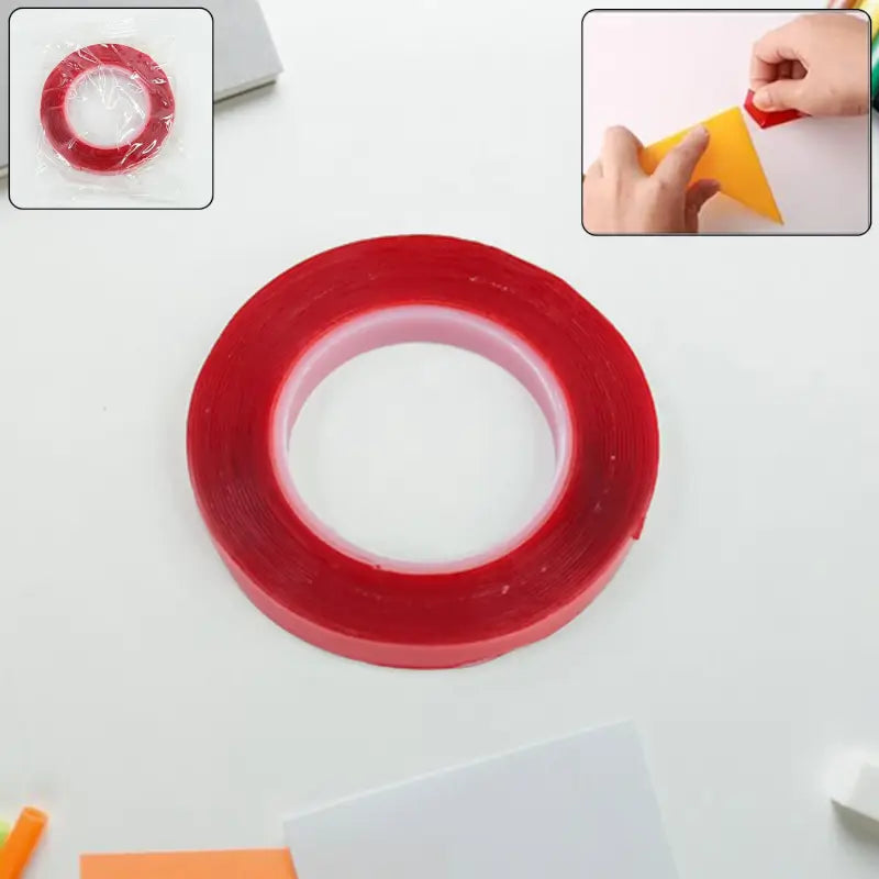 Heavy duty transparent acrylic foam mounting tape, ultra strong double-sided acrylic foam tape roll, waterproof - Durable Plastic, Heat Resistant Mat