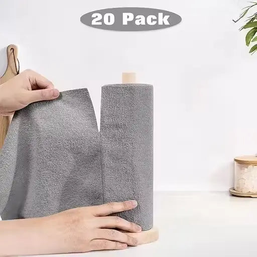 Microfiber Cleaning Cloth Roll (20 PCS)