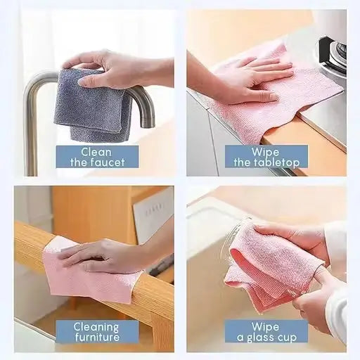Microfiber Cleaning Cloth Roll (20 PCS)