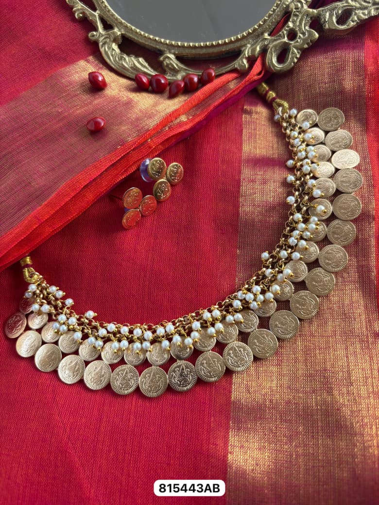 Lakshmi Pearl Necklace