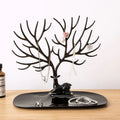 Deer Antlers Jewelry Holder - Elegant Tree Design Jewelry Organizer for Necklaces, Bracelets, and Rings