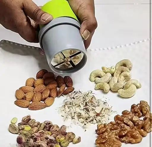Dry Fruit Cutter, Slicer, Grinder, Chocolate Cutter and Butter Slicer with 3 in 1 Blade